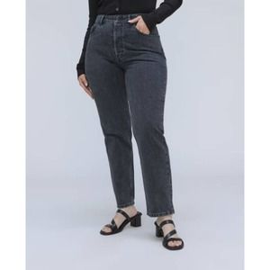 Everlane The Curvy '90s Cheeky® Jean Washed Black Straight Leg 31
